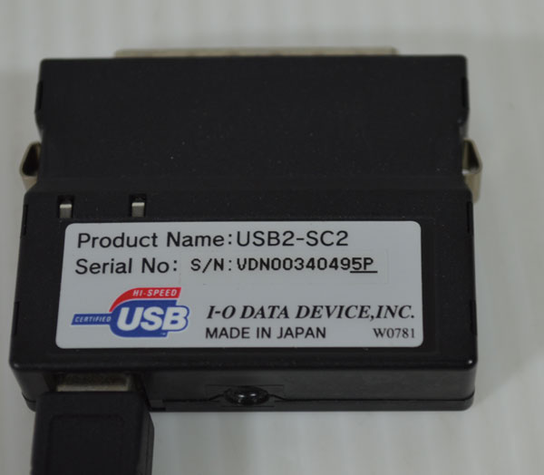 I O DATA USB2-SC2 SCSI機器用コンバータ usb 変換 SCSI コンピュータ