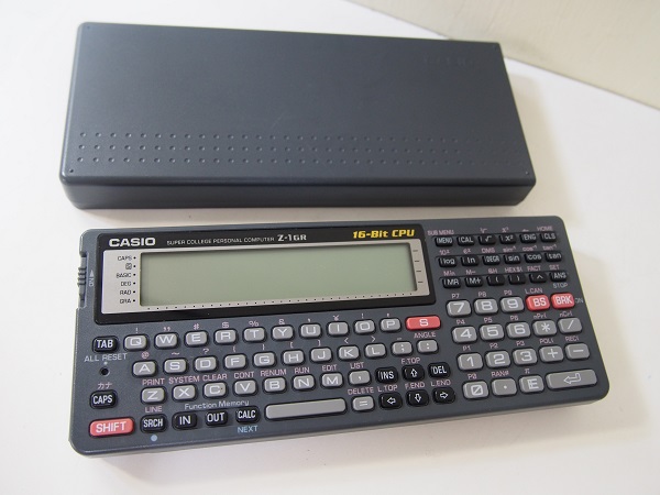 CASIOカシオ Z-1GR ポケットコンピュータ 中古ジャンク品 ↑↑↑貼り