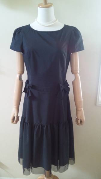 エムズグレイシー リボン ワンピース 40 大人可愛い☆美品☆