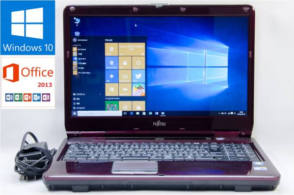 極★富士通 BIBLO NF/E50★高速Core2/無線/4G/500G/Win10/Office