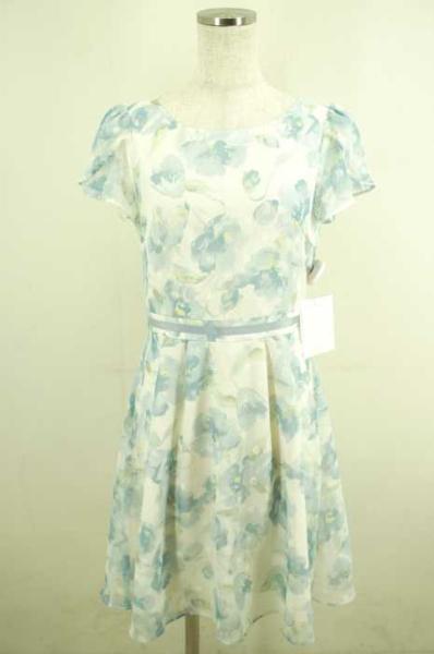 MISCH MASCH(ミッシュマッシュ) レース花柄フリルワンピース M