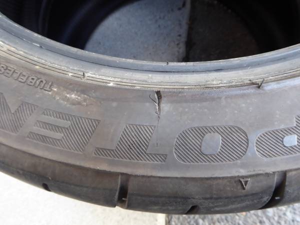 4本セット!ブリヂストン ポテンザRE-11 215/45R17 6-7分 10年製