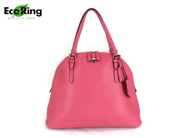 1円 超美品 コーチ 31408 ペイトン レザー トート ピンク DK885