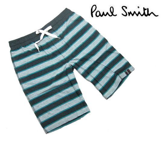 ◇E93新品 ポールスミス Paul Smith ボーダー ショートパンツL