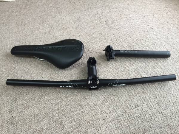KORE シートポスト　ステム　ハンドル　サドル　ルイガノ　美品