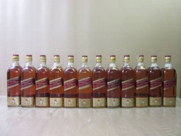 ジョニーウォーカー Johnnie Walker レッド 760ml 12本□古酒