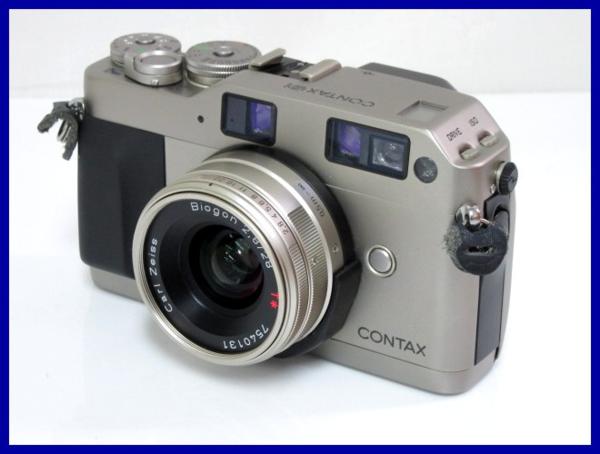 16637☆CONTAX/コンタックス G1 フィルムカメラ/レンズ/動作品 【公式
