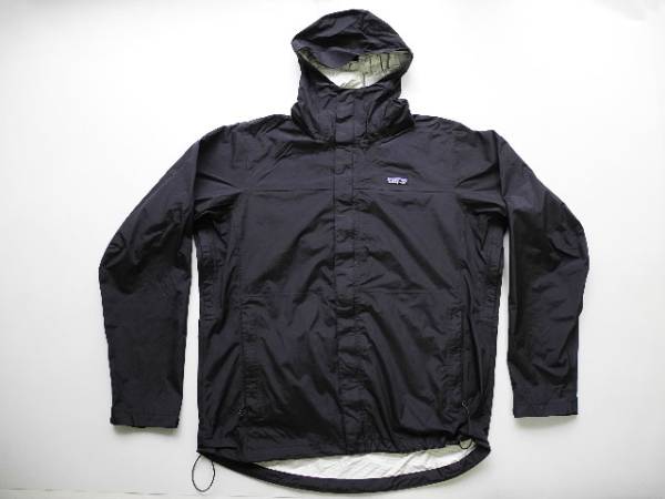 人気黒■パタゴニア トレントシェルナイロンジャケット(XL)男性