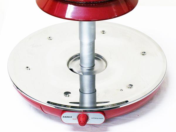 JAPAN-ZAIGLE ザイグルグリル 赤外線サークルロースター 赤 中古_7