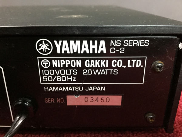 YAMAHA C-2 プリアンプ◇現状品 家電、AV、カメラ 一般 【公式通販】