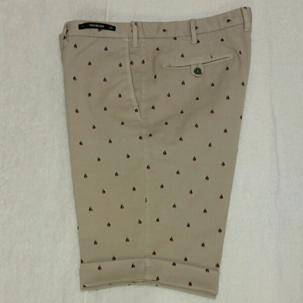 新品15ss BERMUDA COLOURヨット柄ショーツ*５４pt01参考3万