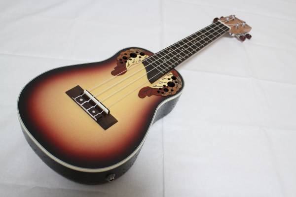 オベーション風エレアコ コンサートウクレレ ピックアップ付 #SB