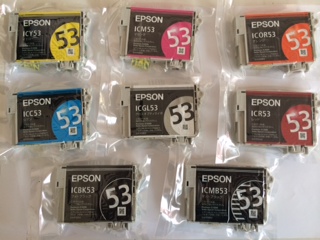 即決 純正インク　EPSON　エプソン IC8CL53　8色セット　送料150