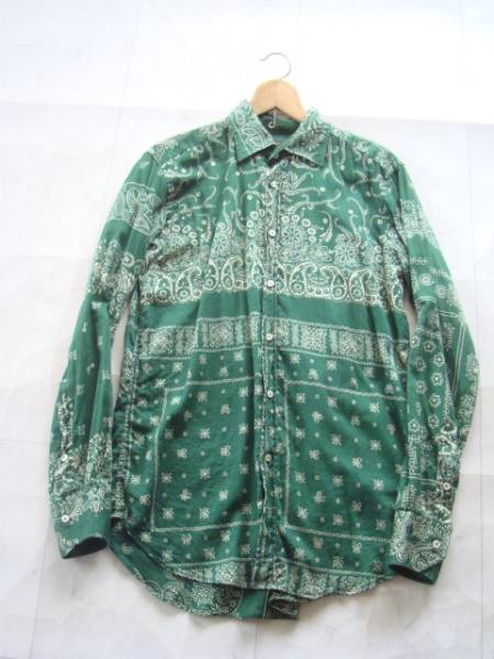 ETRO イタリア製ぺイズリー柄シャツ sizeM エトロ バンダナ