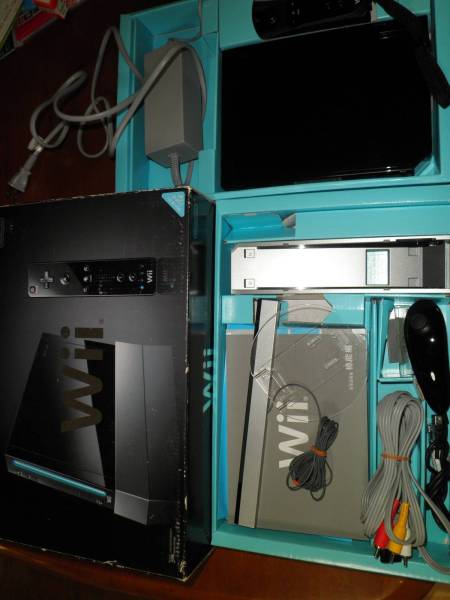 ■即決3480円■Wii本体一式すぐ遊べるセット黒箱説有■迅速発送