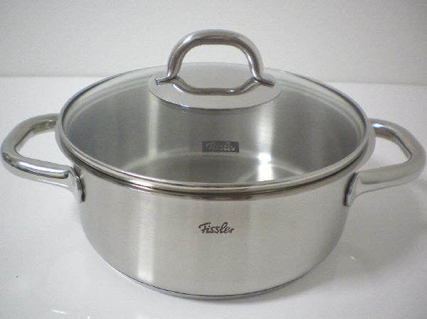 新品☆Fisslerフィスラー☆キャセロール☆20cm☆18-10ステンレス 発送