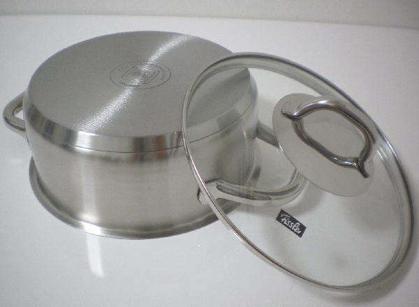 新品☆Fisslerフィスラー☆キャセロール☆20cm☆18-10ステンレス 発送
