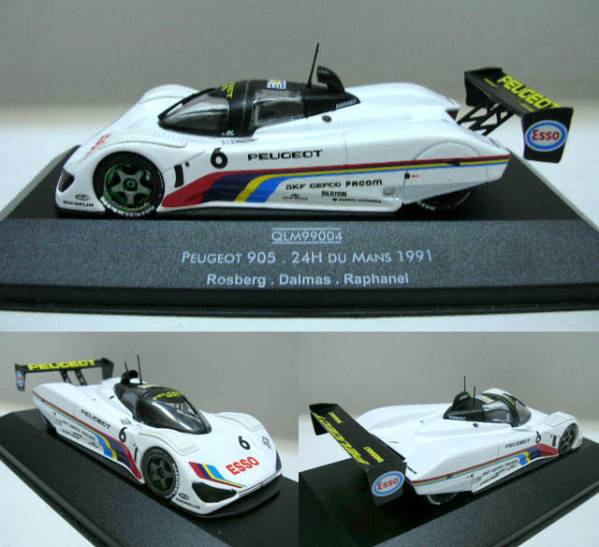 2025，得価 A絶版*プジョー 905 #6 1991 ルマン*ケケ.ロズベルグ／ixo