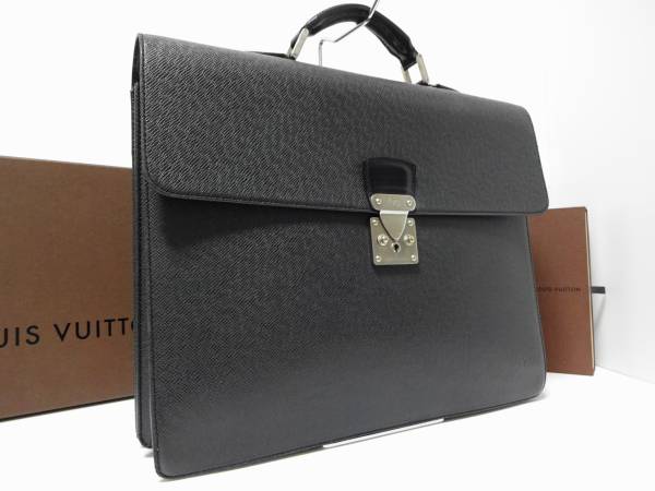 美品 本物 ヴィトン タイガ モスコバ M30032 黒 バッグ１円