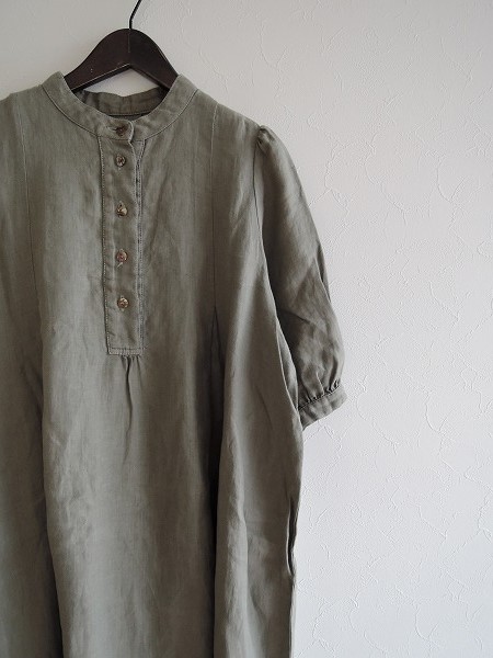 ネストローブ nest Robe *リネンタック入りワンピース *麻0716 nest