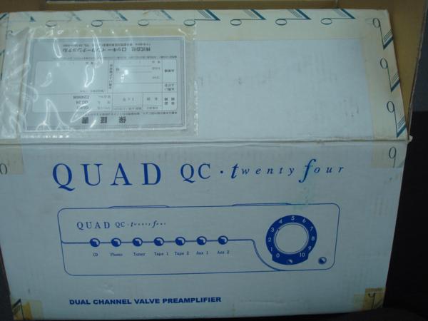 QUAD プリアンプ QC TWENTY FOUR QUAD QC twenty four 真空管