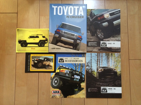 FJクルーザーブック、USカタログ、ポストカードセット