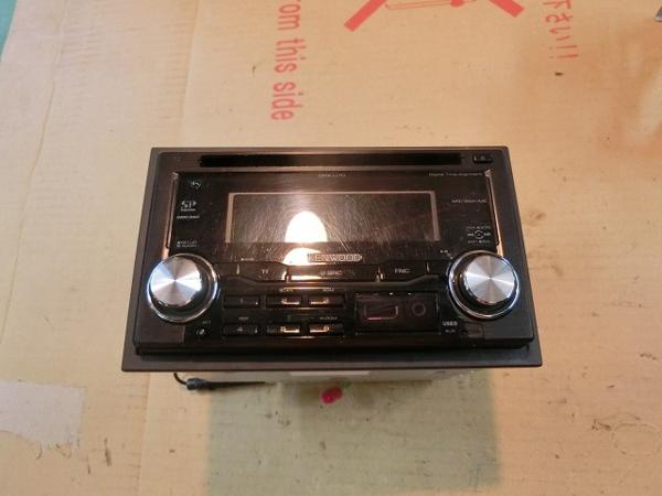 ラパン HE22S H21 2DINオーディオ CD AM FM ラジオ ケンウッド