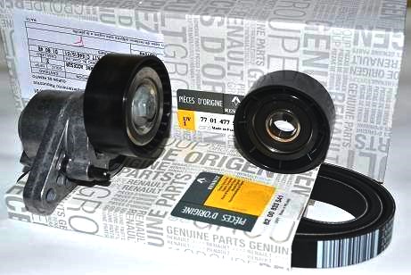 ルノー カングー 1.6 等用 純正アウターベルトキット 7701477517