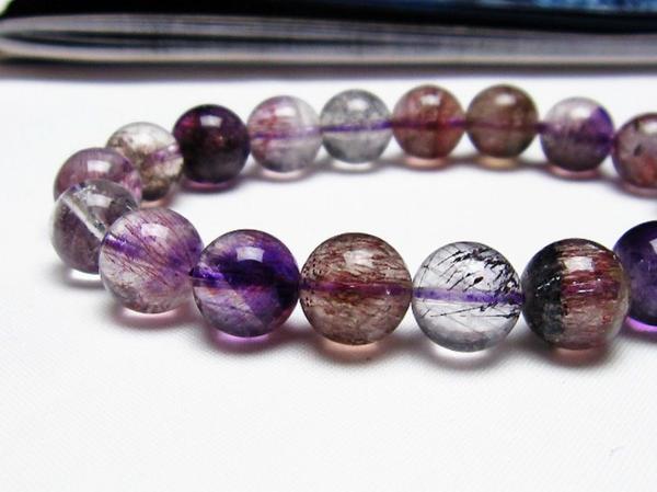 誠安◆極品天然AAAセイクリッドセブンブレスレット[T226-6054]