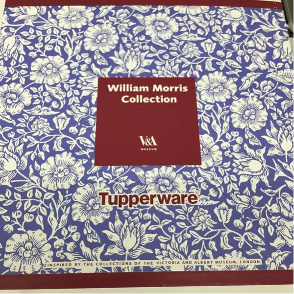 タッパーウェアウィリアムモリステーブルウェアセット新品12点