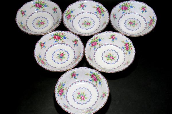 ■ロイヤルアルバート　　プチポイント・シリアルボウル６ＰＣＳ