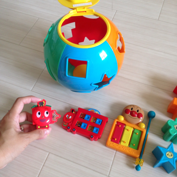 【アンパンマン】まるまるパズル＋おまけ ガチャガチャ 知育玩具_3