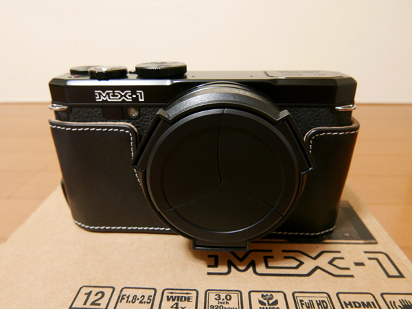 PENTAX MX-1 クラシックブラック 美品 レザーボディケース付き