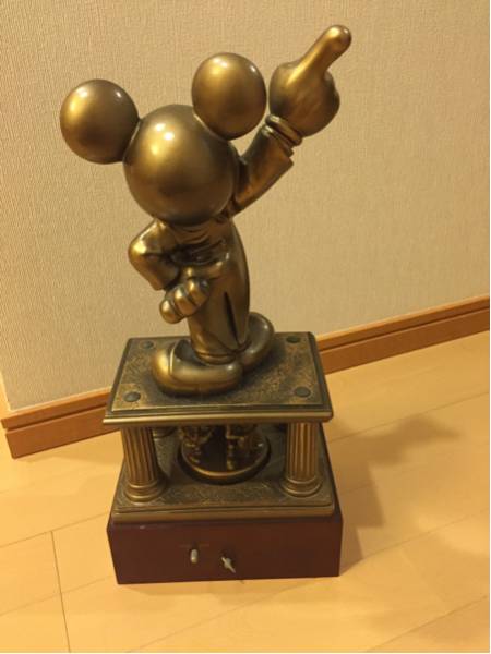 ミッキーブロンズ像オルゴール 非売品 第一生命 中古 ◇非売品ミッキー