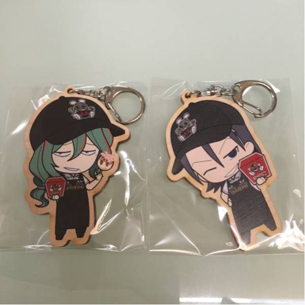 弱虫ペダル ばくだん焼 ウッドカットキーホルダー 巻島 東堂