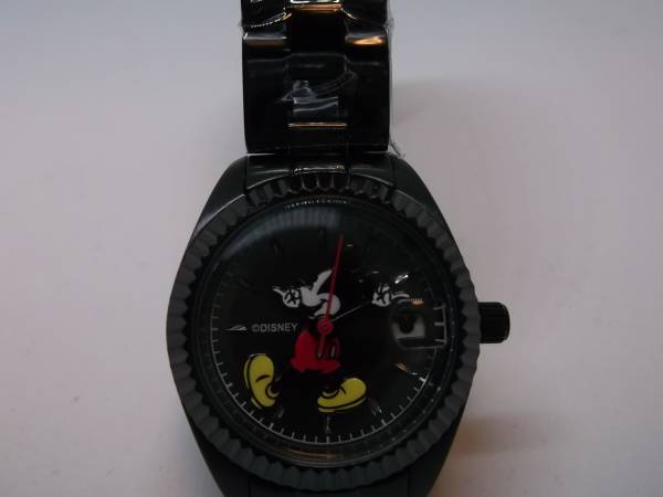 DISNEY MICKEY BLACK 腕時計 MI-10001BK レディース