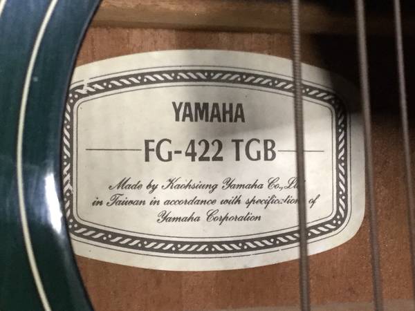 YAMAHA FG-422 TGB アコースティックギター☆ジャンク品(ヤマハ)｜売買 