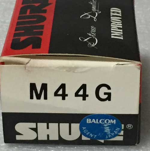 SHURE M44G - 公式通販 メルカリ Shure カモメ 美品 Technics ）M44-7 