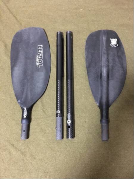 LENDAL カヤック パドル 全長195cm カーボンシャフト 4ピース