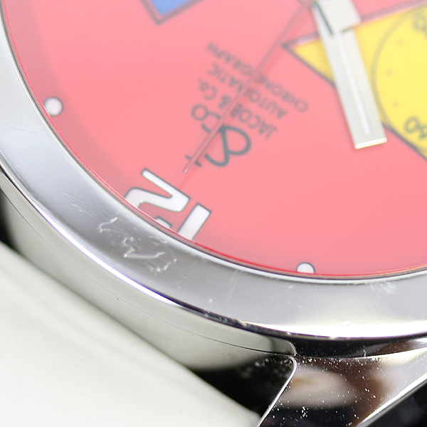 1円～ジェイコブ【オートマチッククロノ】ACM-3 未使用 レッド
