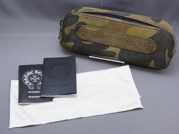 ♪ CHROME HEARTS/クロムハーツ 迷彩柄 サングラスケース/クロス