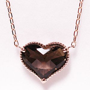 千円～ 新品アンカー スモーキークオーツ&K10PGネックレス