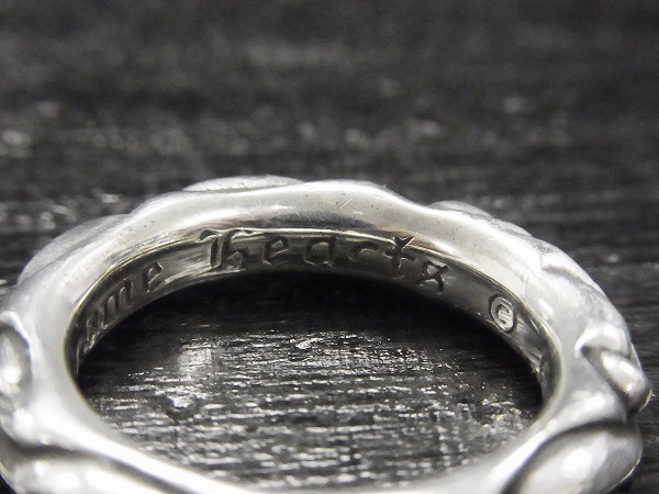 CHROME HEARTS/クロムハーツ スクロールバンドリング/19号 クロム