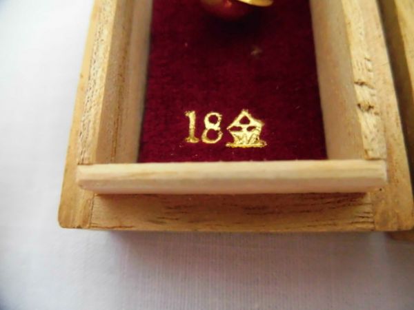 ★18金/鈴☆根付・桐箱入り★