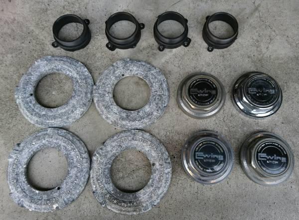 WORK E-wingⅢ 希少 センターキャップ一式 ジャンク EWING