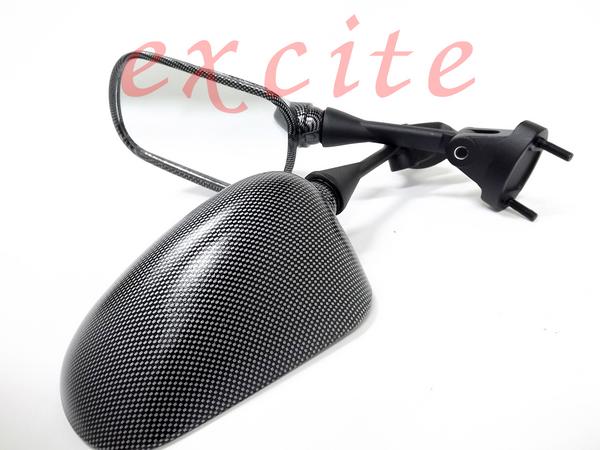 カワサキ カーボン調左右ミラー ニンジャ ZX10R/ZX6R