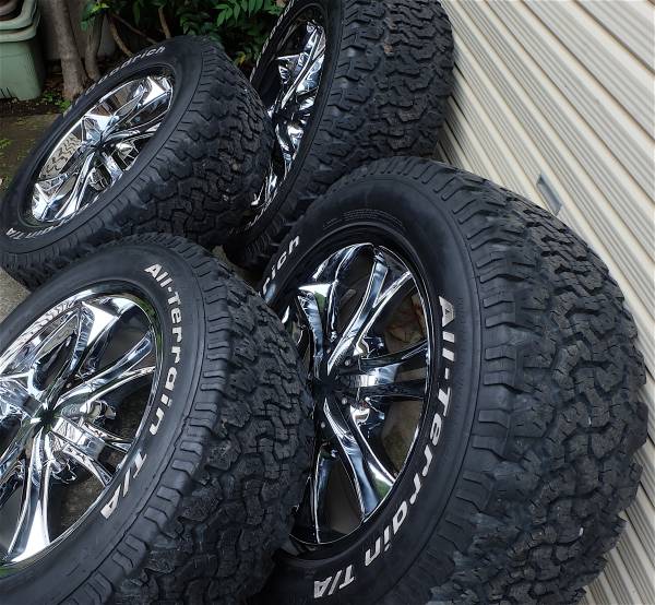 購入ショップ MKW クローム 9J +18 6H 285/55R20 BFグッドリッチ FJ