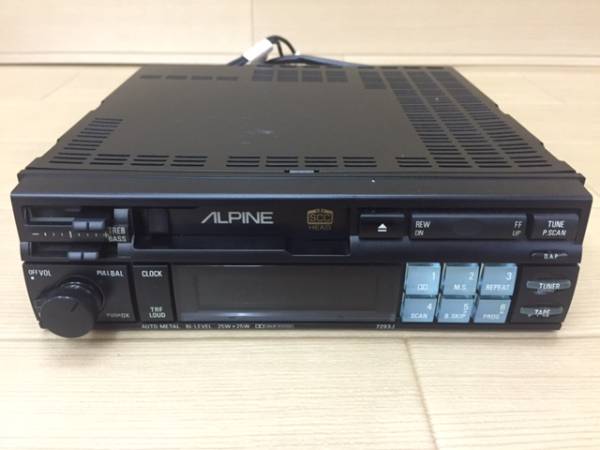 ALPINE アルパイン カセットデッキ 7293J カーステレオ 7293JS