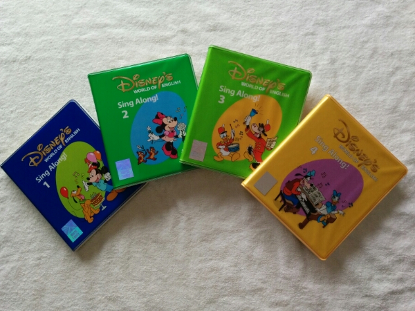 ディズニー英語 シングアロングDVD4枚セット ディズニー英語システム