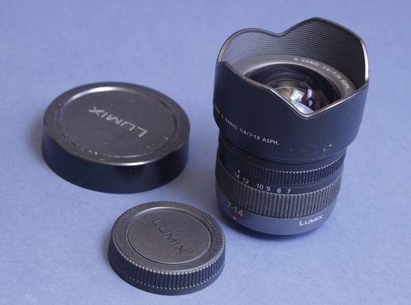 中古レンズ　LUMIX　G VARIO 1：4/7-14　ASPH